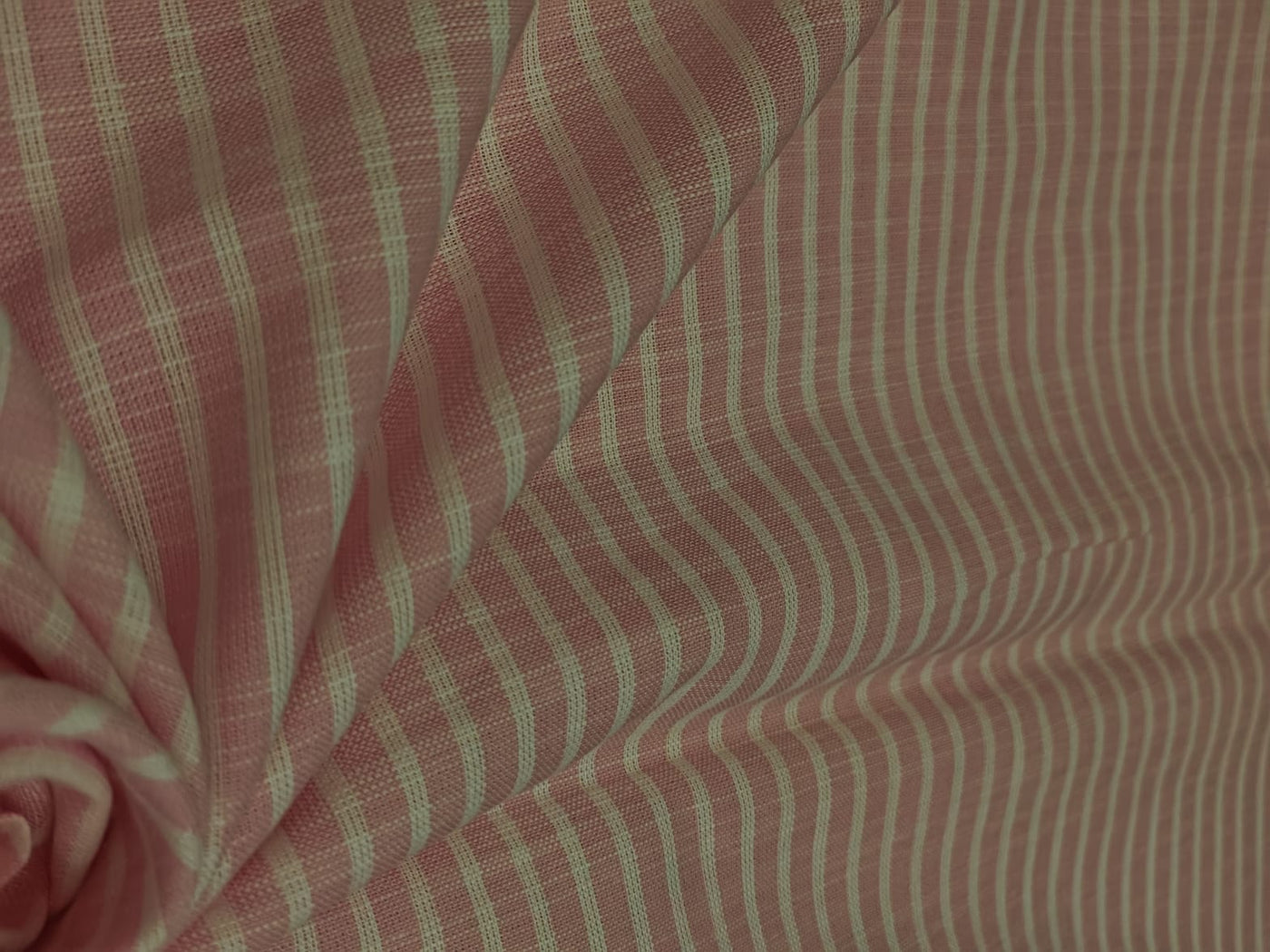 100% Cotton Poplin 58" wide  stripes available in 2 colors light pink and dark pinkp[18311/12]