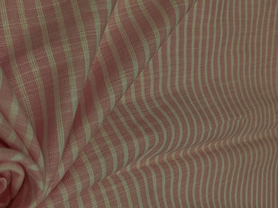 100% Cotton Poplin 58" wide  stripes available in 2 colors light pink and dark pinkp[18311/12]