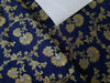 Silk Brocade fabric available in 2 colors navy and green 44" WIDE BRO899[4/5]