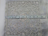 ZARDOSI EMBROIDERED SILVER MOTIF 10" X `10" available in 5 designs