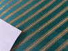 Silk Brocade fabric available in 6 colors royal blue/purple/mustard gold/red/green and gold stripe jacquard 44" WIDE BRO900[1,2.3,4.5,6]