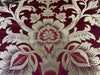 100% Pure SILK Tibetan BROCADE FABRIC Wine & Metallic Gold colour 26" wide BRO273[5]