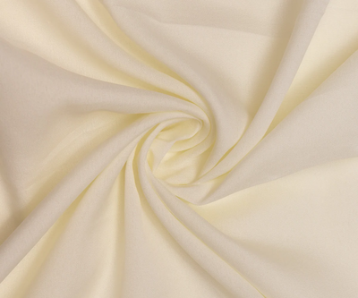 100% silk crepe ivory tusk 44" wide available in 60 gms [14momme] and 80 gms [19momme] [18545/46]