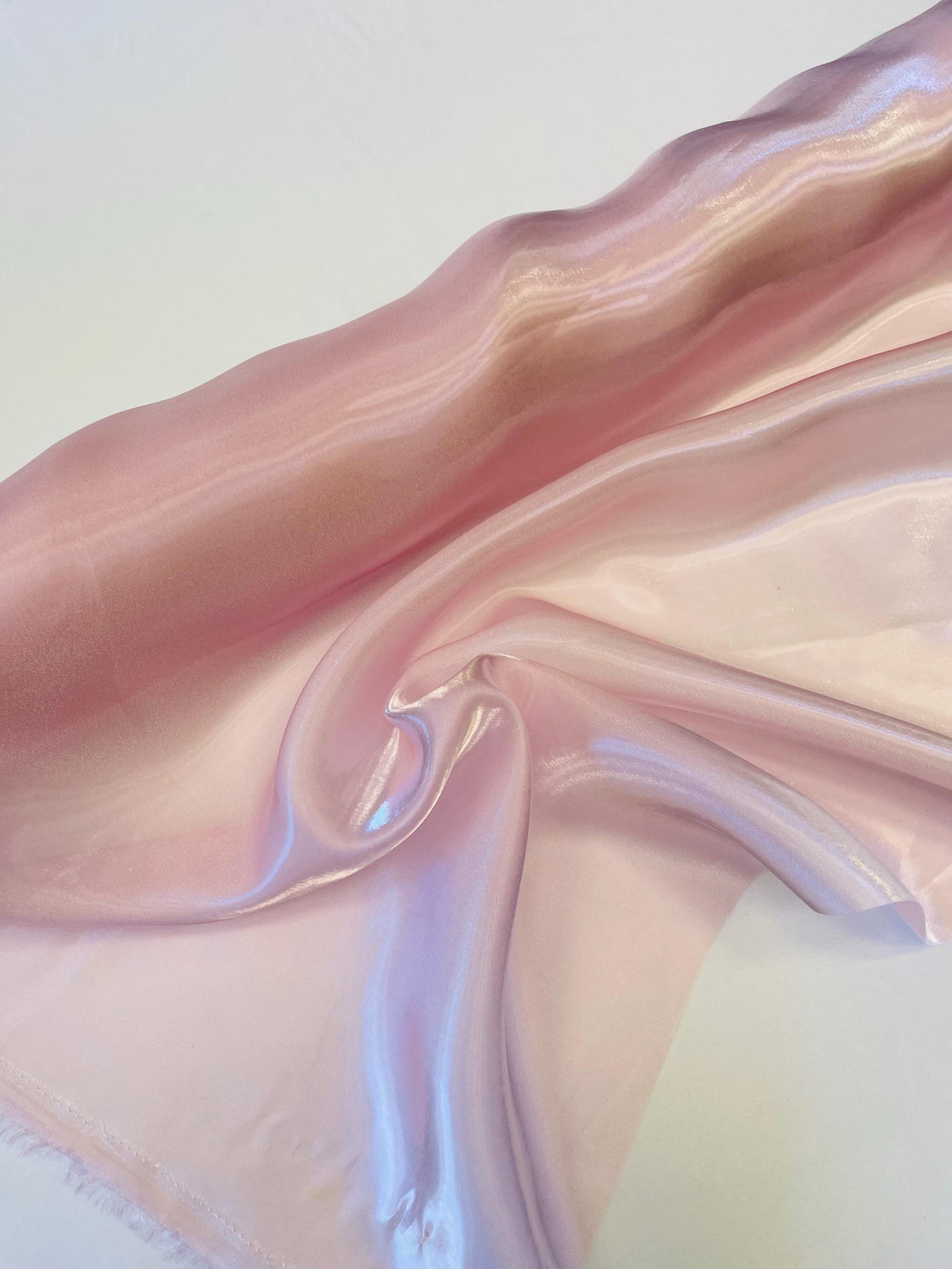 Liquid organza fabric 58" wide with gold  tinge available in 4 colors sage green ,powder blue , baby pink and dusty green [18519/20/21//22]