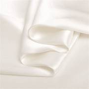 100% Charmeuse Silk Satin fabric available in 26 and 40 momme white ivory color 44" wide[13058/59]