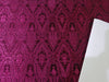 Brocade Fabric Hot Pink &amp; Black Victorian 44" wide BRO80[2]