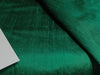 100% Pure Silk Dupion Fabric emerald green 54" wide WITH SLUBS