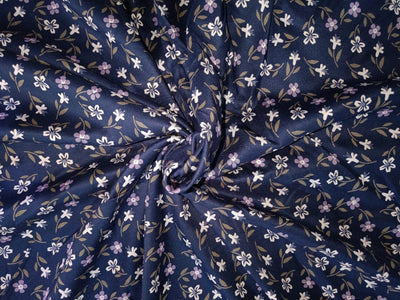 Rayon Twill Floral Printed fabric   58&quot; wide