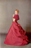 100% COTTON FABRIC RED colour [ RICHMAN ] 58&quot; wide id=10384