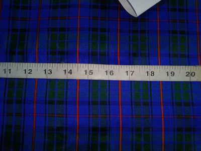 silk new Scottish dupioni plaids 54" wide DUP#C10