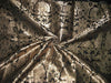 Silk Brocade Fabric Black &amp; Metallic Gold color BRO196[1]