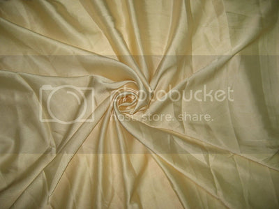 Polyester SATIN FABRIC Golden Cream 44&quot;