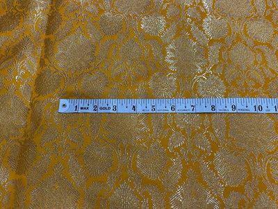 Brocade jacquard fabric 44" wide BRO832 available in 5 colors mango,orange,biscuit beige,pink and dusty orange