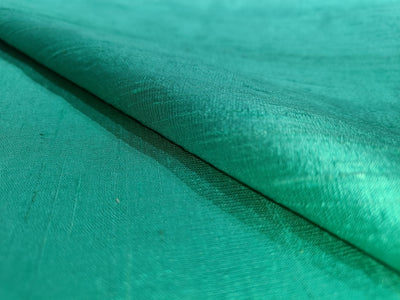 100% Pure Silk Dupion Fabric Seafoam colour 44"~wide with slubs*