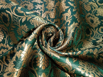 Brocade fabric available in 3 colors 44&quot; burgandy/dark green/sea green BRO827