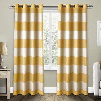 Silk Dupioni Stripe Fabric Ivory &amp; gold 54"wide DUPS59[6]