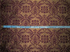 Reversible Brocade Fabric purple x gold color 44&quot;wide