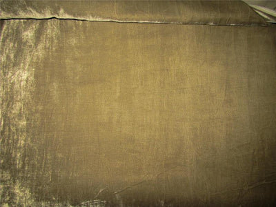 100% Micro Velvet Silky Beige Fabric ~ 44&quot; wide [8726]
