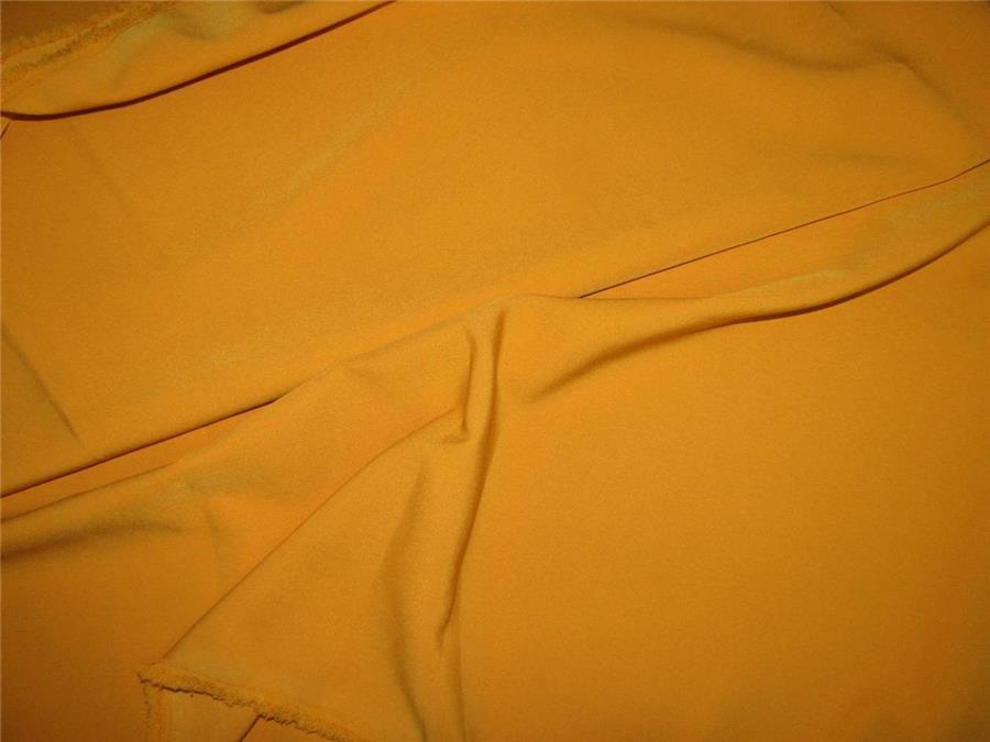 Scuba Crepe Stretch Jersey Knit Dress fabric 58&quot; fashion mustard B2 #85[4]