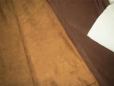 Brown Color Scuba Suede Knit fashion wear fabric ~ 59&quot; wide