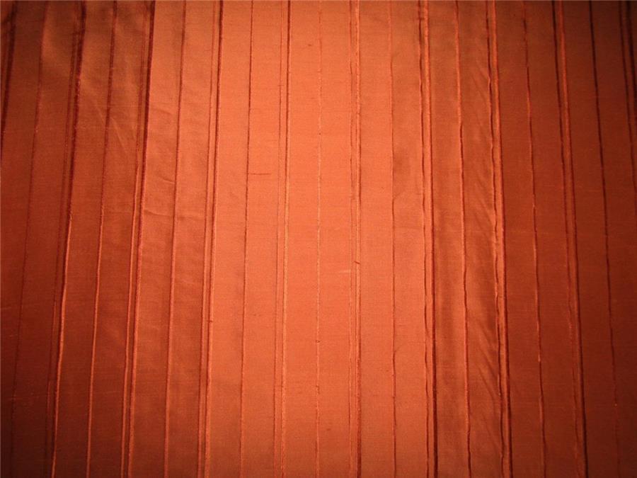 100% silk dupion stripe burnt orange 54&quot; wide DUPS60[4]