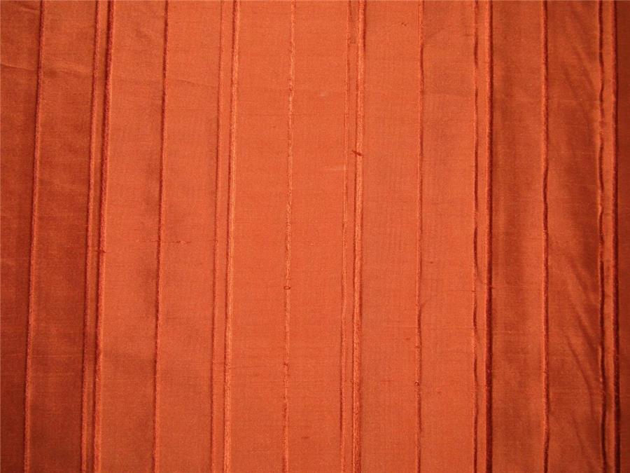 100% silk dupion stripe burnt orange 54&quot; wide DUPS60[4]