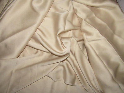 100% Silk LYCRA Satin fabric 80 gms 44&quot;WIDE - light beige