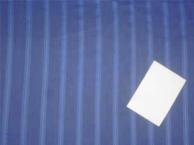 100% Cotton self stripes fabric dark blue color 44" wide [8801]