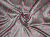Lycra Satin print fabric pink x grey color 44&quot; wide