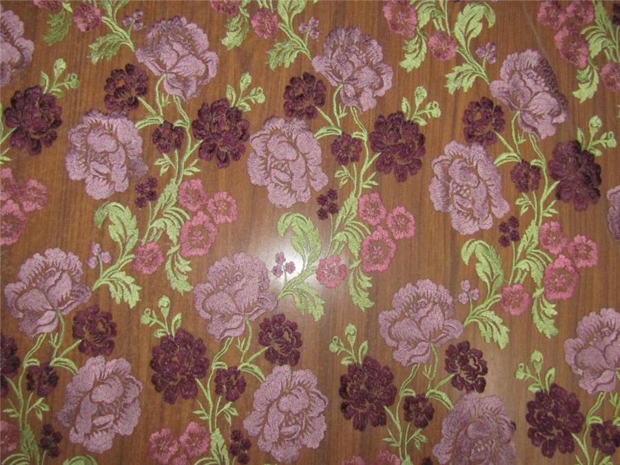 heavily embroidered net fabric light olive x multi color 44&quot;wide