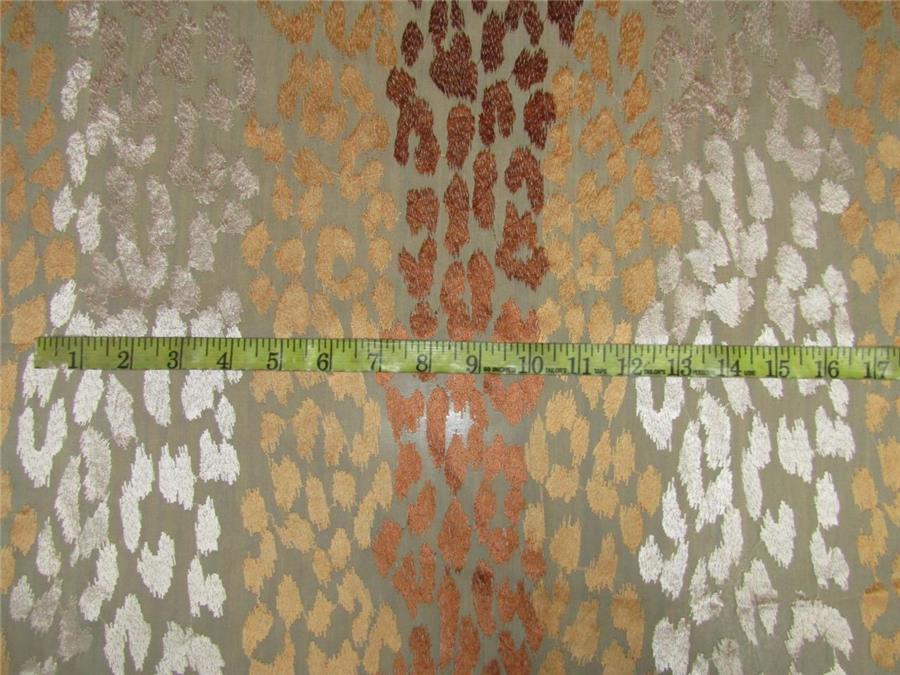 100% SILK georgette heavily embroidered 44&quot; B2#89