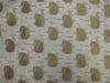 Brocade fabric Ivory x metallic gold color 44&quot;wide