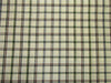 Silk taffeta fabric checks cream/grey black/brown /green TAF#C56[3] 54&quot; wide