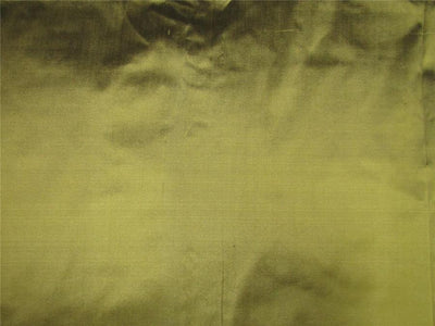 100% pure silk dupion golden olive x black color 54" wide DUP255[3]
