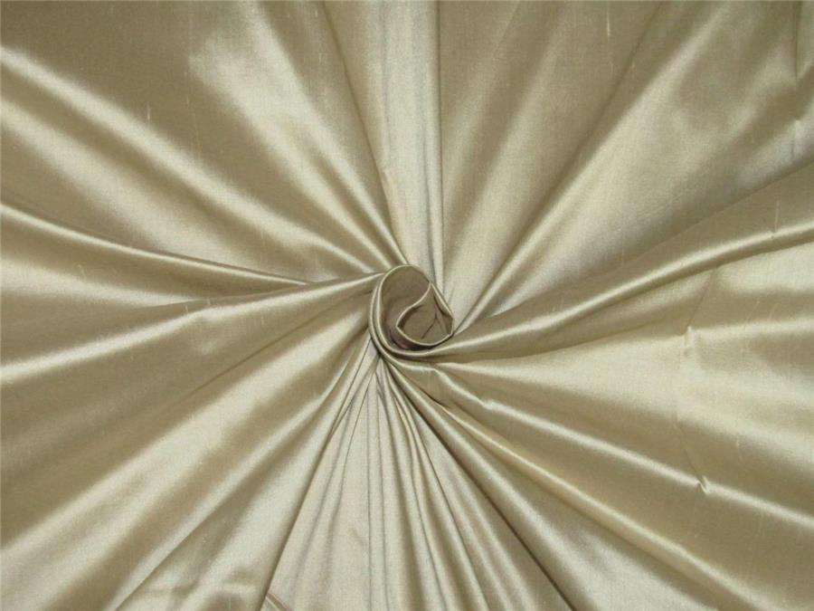 100% pure silk Dupioni fabric beige color 54" wide DUP255[4]