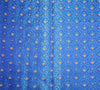 Brocade fabric blue/purple x metallic gold color 44&quot; wide