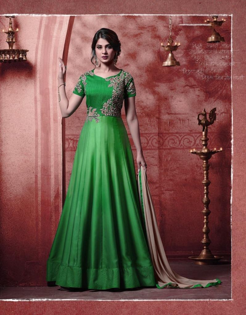 100% pure silk dupioni fabric hot green x gold shot color 54