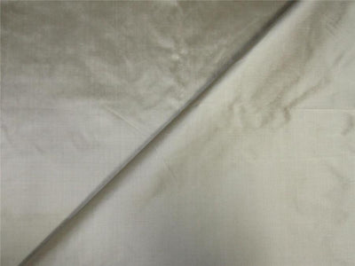 100% pure silk Dupioni fabric beige x brown shot color 54" wide DUP#D[4]
