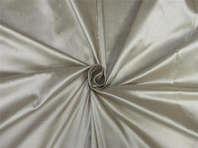 100% pure silk dupion fabric silver x brown color 54&quot;wide DUP#A[4]