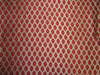 Reversible Brocade fabric Red x Antique Gold color 44&quot; wide
