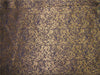 Reversible Brocade fabric navy x antique gold color 44&quot; wide