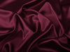 Wine Maroon viscose modal satin weave fabric ~ 44&quot; wide.(100)