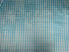 100% Silk Dupioni Fabric plaids blue x white color 54" wide DUP#C97[3]
