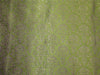 Reversible Brocade fabric iridescent green purple x metallic gold color 56&quot;wide