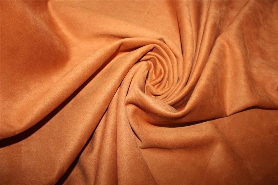 Scuba Suede Knit fabric 59&quot; wide- fashion wear TAN color [id=9031]