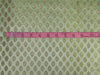 Brocade fabric mint green x metallic gold color 44&quot;wide