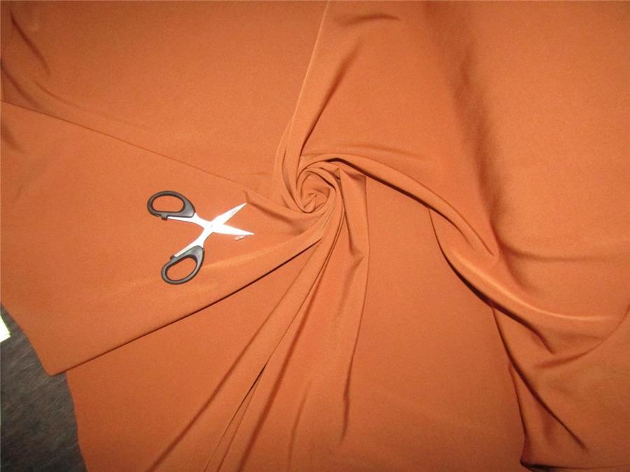 Scuba Crepe Stretch Jersey Knit Dress fabric 58&quot; wide tan color B2 #85[13][9047]