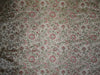 Silk Brocade~Width 44&quot;~very pretty~Light Gold,Red &amp; Green color