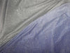 Ink Blue x Silver color Ombre shimmer Lycra fabric ~ 58&quot; wide.