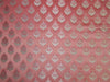 Brocade fabric pink x silver color 44&quot;wide